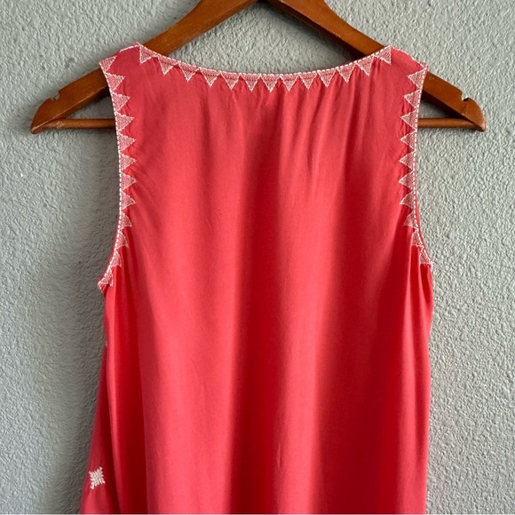 Sundance‎ Pink Art of Geometry Embroidered Western Sleeveless Tank Size XS - Picture 4 of 5